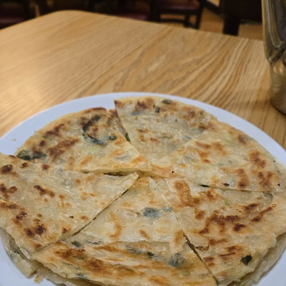 pan fried scallion pancake-飘香葱油饼